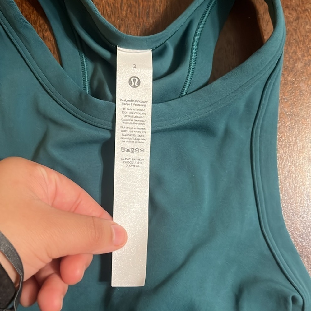 NWT Lululemon align waist length racerback - Picture 6 of 6